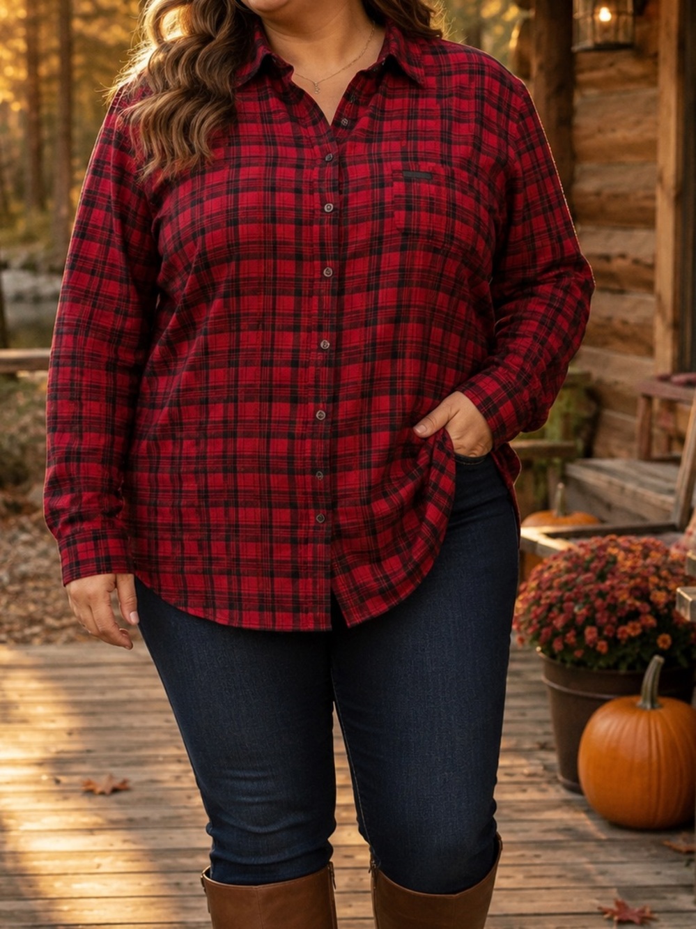 Lauren Ralph Lauren • Cotton Plaid Flannel Shirt